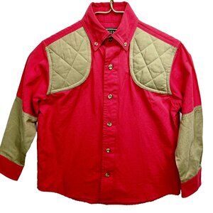 Kevins Plantation Shirt Boys Sz Small Long Sleve Shooting Hunting Fishing Cotton